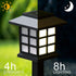 GIGALUMI Solar Outdoor Lights?8 Pack LED Solar Lights Outdoor Waterproof, Solar Walkway Lights Maintain 10 Hours of Lighting for Your Garden, Land...