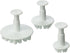 esowemsn Set of 3 Snowflake Decorating Fondant Cookie Cake Embossing Tool Big Frozen Plunger Cutter Sugarcraft Cutter Mold...