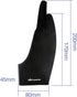 HUION Artist Glove, Free Size Drawing Glove for Graphics Tablet, Pen Display, Tracing Light Pad, Suitable for Right and Left Hand, Black, 1 Pack...