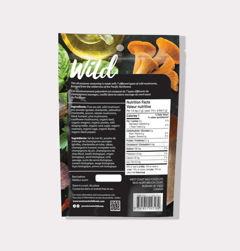 West Coast Wild Foods | Italian Wild Mushroom Seasonings | 84g - 3oz | Premium Grade for Gourmet Recipes...