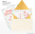 LUXPaper A2 Contour Flap Invitation Envelopes | 4 3/8" x 5 3/4" | Gold Metallic | 80lb. Text | 50 Qty...