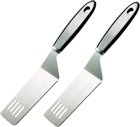 Cake Server Pie Server Spatula Set, Stainless Steel Cake Cutter Cut and Serve,Serrated Spatula and Pizza Cut Turner Lift Transfer Pie Shovel Serve...