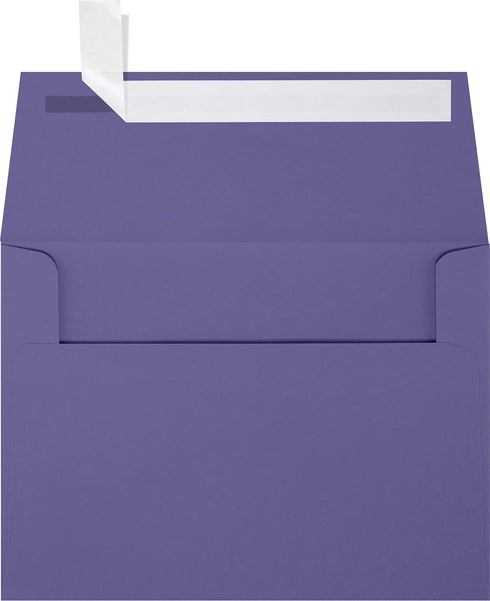 LUXPaper A6 Invitation Envelopes | Peel & Press | 4 3/4" x 6 1/2" | Wisteria Purple | 80lb. Text | 50 Qty...