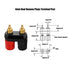 4Pcs Black and Red Plastic Shell 4mm Speaker Terminal Binding Post Power Amplifier Dual 2-Way Banana Plug Jack for Speaker Amplifier Terminal...