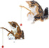 Black Fish Tank Landscaping Cartoon Fishing Cat Ornaments Aquarium Accessories Household Supplies Home Office Decorations Fishing Cat Figurine Aqu...