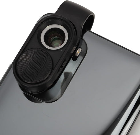 100x Phone Mini Pocket Microscope, Smartphone Microscope with LED Light, Lens Protective Cover, Universal Microscope Attachment for Android OS Pho...