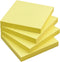 Sticky Notes 3x3 Self-Stick Notes Bright Colors Sticky Notes 4 Pads 100 Sheets/Pad (Yellow)...