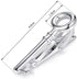 HONEY BEAR Mens Boys Skinny Narrow Key Tie Clip Bar for Wedding Gift 4cm Silver...