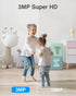 ANNKE Crater 2-2K WiFi Pan Tilt Smart Security Camera, Upgraded 3MP Baby/Pet Monitor, Indoor IP Camera 360-degree with Two-Way Audio, Human Motion...