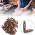 Sewing Wood Toggle Buttons, 50PCS Toggle Buttons, 2 Holes Wood Buttons, Sewing Knitting Buttons, Dark Coffee Wooden Buttons for DIY Coat Clothes A...