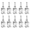 10pcs 15Gauge Stainless Steel Dispensing Needles, 1/4" All Metal Glue Needle Tube Blunt Tips Luer Lock for Thick Liquids, Ink, Glue, Lab Use...