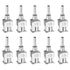 10pcs 15Gauge Stainless Steel Dispensing Needles, 1/4" All Metal Glue Needle Tube Blunt Tips Luer Lock for Thick Liquids, Ink, Glue, Lab Use...
