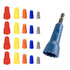25 Pcs Wire Connectors & 1 Pc Blue Wire Nut Twister, Wire Screw Caps Kit Insulating Insert Twist Electrical Wire Connectors with Spring Wire Splic...