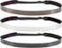 Hipsy Regular Size, Women's Adjustable NO Slip Skinny Tech Sport Headband 3pk Multi Packs...