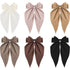 Canitor 6PCS Hair Bows for Women Silky Satin Hair Ribbon with Hair Barrettes Clip Large Coquette Bows Preppy Teen Girl Gifts Trendy Stuff Cute Hai...