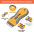 Razor Blade Scrape with 20pcs Extra Blades, Scraper Tool, Razor Blade Retractable, Paint Stripping Tool, Hob Oven Glass Cooker Cleaning Tool Non S...