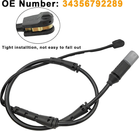 Brake Pad Wear Sensor Front Wheel | Compatible for BMW F20 F30 F80 for 228i 320i 328d xDrive 335i 428i 435i M3 M4 2012 2013 2014 2015 | Replacemen...