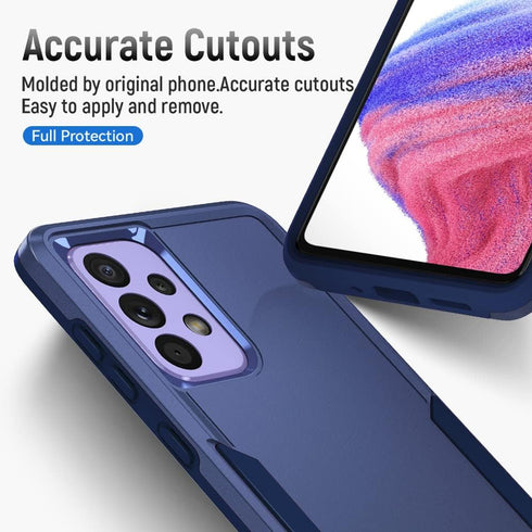 for Samsung A53 5G Case, Galaxy A53 5G Case with Screen Protector,Full Body Protection Durable Rubber Cover Phone Case for Samsung Galaxy A53 5G,B...