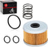 Oil Filter & Spring For Honda FourTrax 300 TRX300/FW TRX300EX TRX400EX Rancher 350 Foreman 400 450 500 520 Racher 420 Pioneer 500 520...