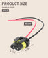 Headlight Wiring Harness,9005 9006 9012 9145 H10 Headlight Socket,Car Accessories Female Adapter Wiring Harness Sockets Connector,Headlight Connec...