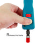 Punch Down Impact Tool with Two Blades - 110 and BK Network Wire Cable Cat6/Cat5e Telephone Impact Terminal Insertion Tools & Extra Network Wire S...