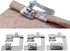 3 Sizes Wide Rolled Hem Pressure Foot Sewing Machine Presser Foot Hemmer Foot Set (1/2 Inch, 3/4 Inch, 1 Inch) for Singer, Brother, Janome and Oth...