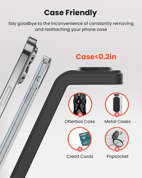 Wireless Charger for Fitbit Charging Station - GEEKERA 3 in 1 Phone Charger Stand for Fitbit Watch Sense 2/Sense/Versa 4/3, iPhone, Samsung, Googl...