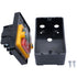 mxuteuk Waterproof Push Button Switch Motor On Off Switch Start Stop Switch Self Lock Mechanical Equipment Control Station 10A AC 220V/380V KAO-10...