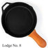 Leather Cast Iron Handle Cover - Extra Thick, Easy to Grip, Heat Resistant, Cast Iron Pot Holders - Best Skillet Handle Cover Works with Vintage S...
