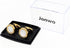 Octagon Mother of Pearl Men Cufflinks with Gift Box Silver Gold Plated Cufflinks for Men Wedding Tuxedo Shirt Party Birthday Anniversary Dress...