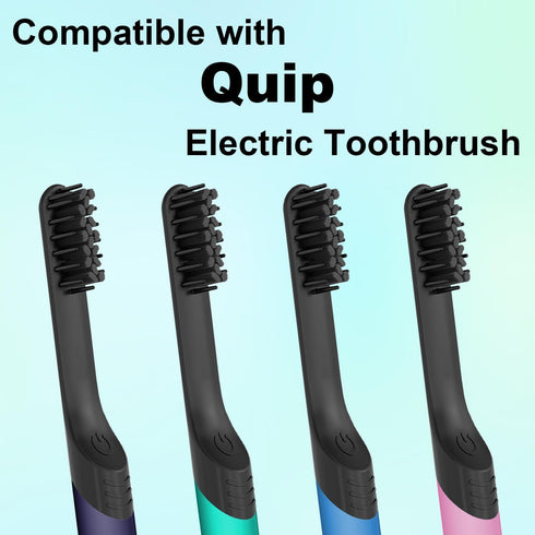 Toothbrush Replacement Heads for Quip Electric Toothbrush, SAREAL 8 Pack Replacement Heads Refill and fit Adult Quip Replacement Heads...