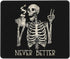 Skull Mouse Pad for Desk, Cute Skeleton Mouse Pads for Wireless Mouse, Funny Waterproof Mousepad for Office Laptop Computer, Non-Slip Rubber Base ...