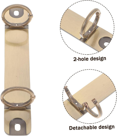 2 Binder Clips Round Ring Binders Photo Album Binder Notebook Binder Ring Clip Planner Folder Binder DIY Notebook Accessories Binding Spine Combs ...