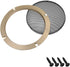 uxcell 2pcs 4" Speaker Grill Mesh Decorative Circle Subwoofer Guard Protector Cover Accessories...