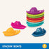 Battat – 10 Bath Boats – Numbered & Stackable Bathtime Toys – Floating Toy Boats For The Bath, Pool, Beach – Educational Toys – 6 Months + – Stack...