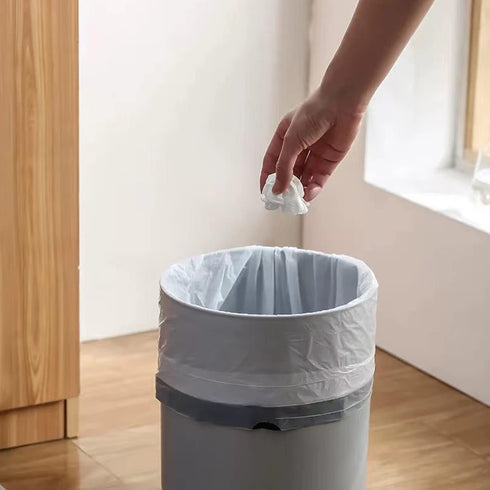 Small Trash Bags 4 Gallon - Drawstring, Individual Unscented Small Garbage Bags, White Trash Can Liners For Bathroom, 57 Count...