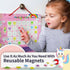 Potty Training Reward Chart – Potty Training Chart with 35 Reusable Stickers, Crown, and Instructional Stickers - Unicorn...