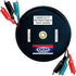 OCM - 3 Wire Retracteable Test Leads - 18 Gauge Electrical Copper Wire, Alligator Clips, Impact Resistant Case...