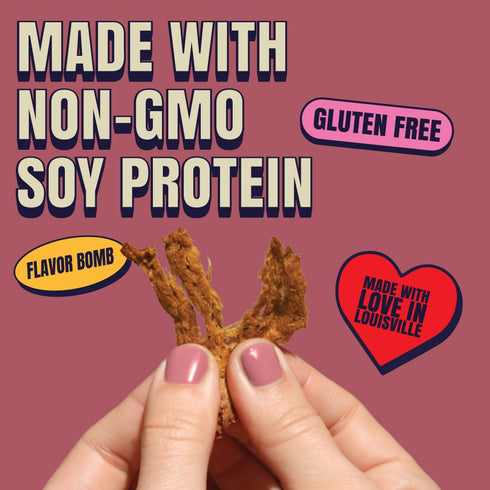Louisville Vegan Jerky - Maple Bacon Vegan Meat - Lip-Smacking Vegan-Friendly & Vegetarian Jerky - Non-GMO Soy Protein, Gluten-Free High Protein V...