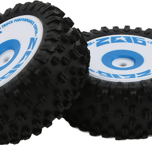 RiToEasysports RC Car Tires,Rear Rubber Tires for Wltoys 1/12 Remote Control Car 124017 RC Car Upgrade Part...