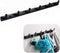 Wall Mounted Coat Racks with 6 Hooks Hanging Holder Towel Rack 21.7"x1.3" Modern Black Hanging for Clothes Entryway Bathroom (6 Hooks)...