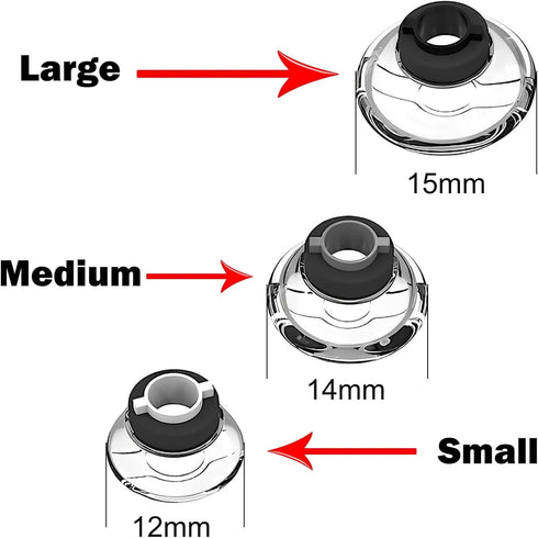 Foam Ear Tips for Plantronics Ploy Voyager 5200 5220 5210 Bluetooth Headset Earphone Covers Silicone Eartips Replacement Earphone Earpads Cushion ...