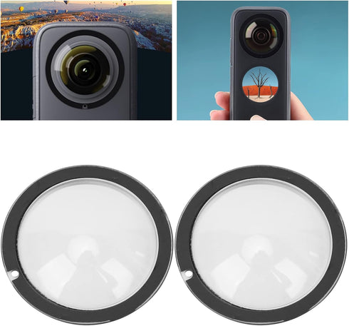 ASHATA Action Camera Lens Guards for Insta360 One X2 High Tansmittance Camera Lens Protector with 3 Layer Film, Anti Scratch Lens Protective Cover...