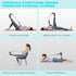 Foot and Calf Stretcher Stretching Strap For Plantar Fasciitis, Heel Spurs, Foot Drop, Achilles Tendonitis & Hamstring. Yoga & Leg Stretch Strap. ...