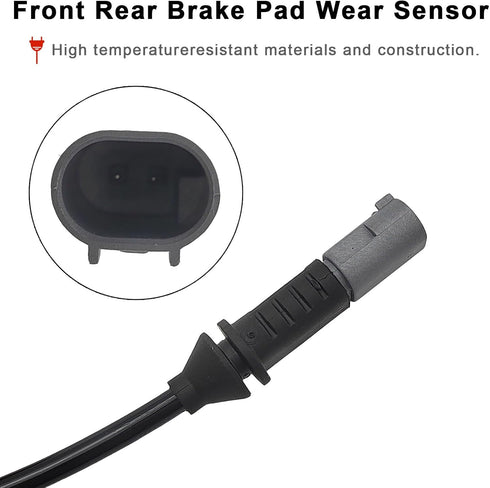 Front and Rear Brake Pad Wear Sensor 34356791958, 34356791962 for BMW 528I BMW 535D 535I 550I 2011-2015...