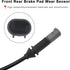 Front and Rear Brake Pad Wear Sensor 34356791958, 34356791962 for BMW 528I BMW 535D 535I 550I 2011-2015...