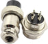 Connector Plugs, 16mm 4 Pin Din Female/Male Aviation Wire Connector Plug, GX16 Metal Chassis Connector Socket - (5 Sets)......