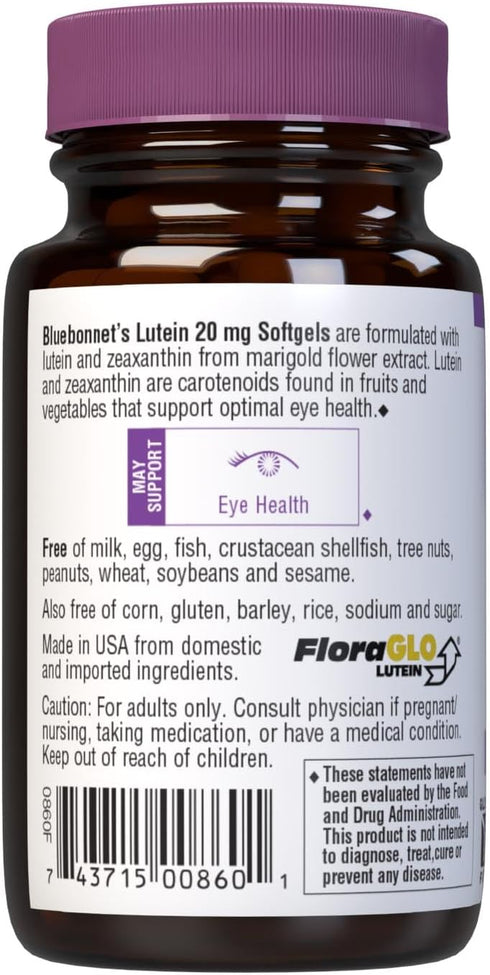 BLUEBONNET NUTRITION LUTEIN 20 mg...