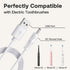 Bitvae Replacement Charger Cable, Fits D2/R1/R2/S2 Electric Toothbrush, C2/C5/C6 Water Dental flosser, USB DC Charging Cord, White......