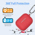 AirPods Pro Case Cover, Military Grade Anti-Fall Soft Silicone Shock-Absorbing Protective AirPods Pro 2nd/1st Generation Case with Keychain and Cl...